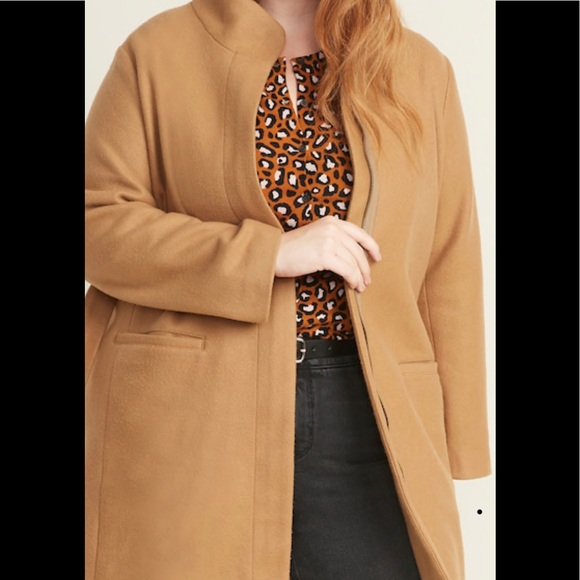 Beautiful caramel color plus 4x wool coat - Picture 1 of 5